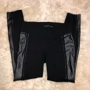 Boom boom jeans faux leather black leggings